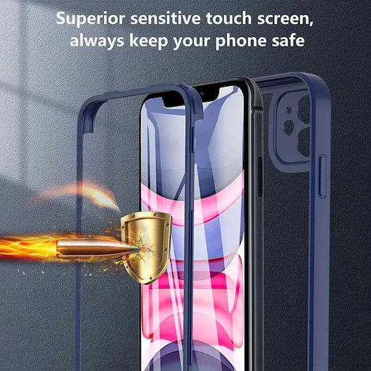Techsuit ColorVerse 360 Vollschutz Silikon Blau (Realme Note 70T - Techsuit)