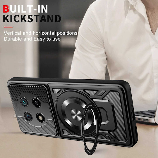 Techsuit Ruggedcam Umschlag Rückseite Silikon Gray (Honor Magic8 Lite - Techsuit)