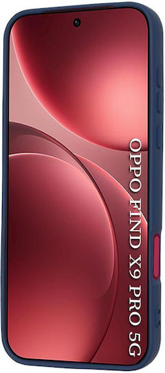 Techsuit Softflex Oppo Find Back Cover Silicone Navy Blue (Oppo Find X9 Pro)