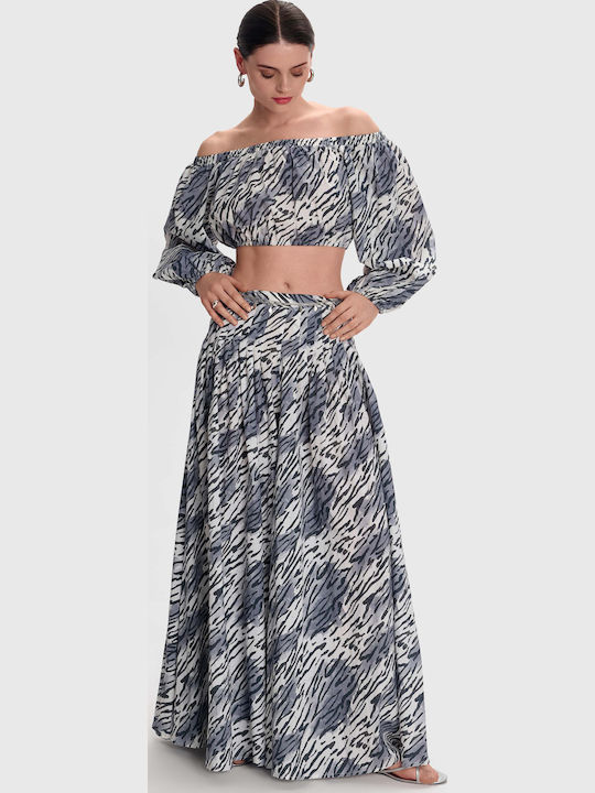 Γυναικείο Crop Top Βαμβακερό Λευκό