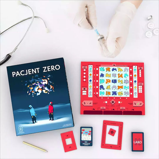 Board Game Patient Zero for 1-7 Players 10+ Years Old (PL) Nasza Ksiegarnia
