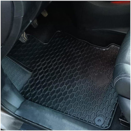 Umbrella Set Covorașe Față și Spate 4buc din Furtun pentru Volkswagen Caddy 2003+ Negre