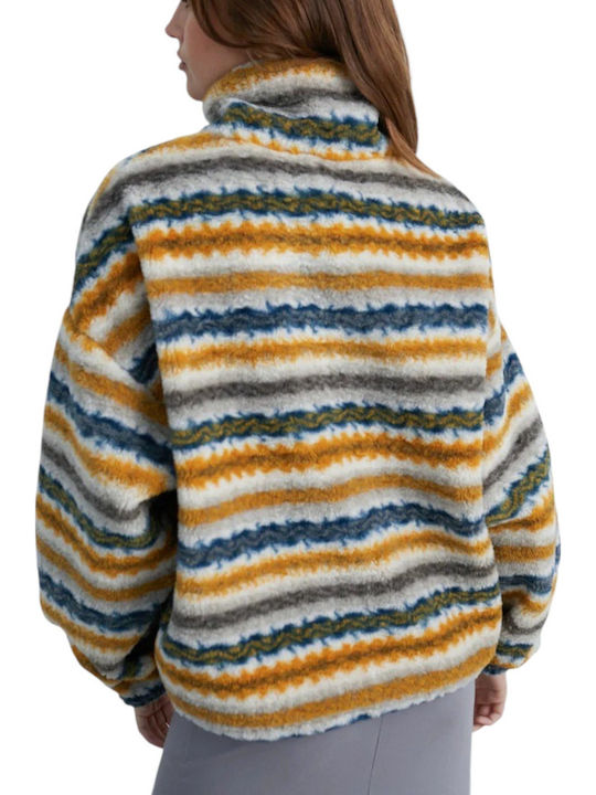 Winterlich Damen Bluse Langärmelig Multicolor