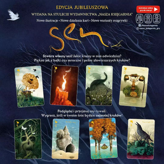 Board Game Dream Second Anniversary Edition for 2-5 Players 8+ Years Old (PL) Nasza Ksiegarnia