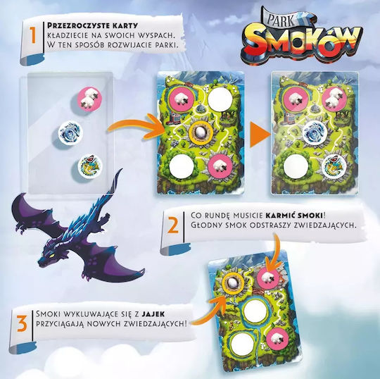 Board Game Dragon Park for 2-5 Players 8+ Years Old (PL) Nasza Ksiegarnia