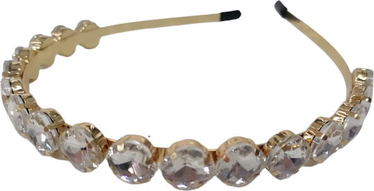 Ro Accessories Στέκα Μαλλιών Στρόγγυλο Στρας 13 Mm 14-0311