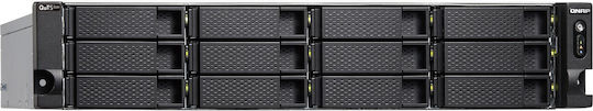 QNap TS-h1886XU-RP-R2-D1622-32G NAS Rack με 12 θέσεις για HDD/SSD και 4 θύρες Ethernet