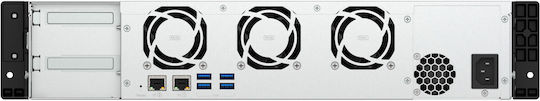 QNap TS-855eU-8G NAS Rack με 8 θέσεις για HDD/M.2/SSD και 2 θύρες Ethernet