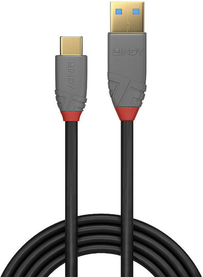 Lindy USB 2.0 Cable USB-C Male - USB-C 15W PD Black 3m