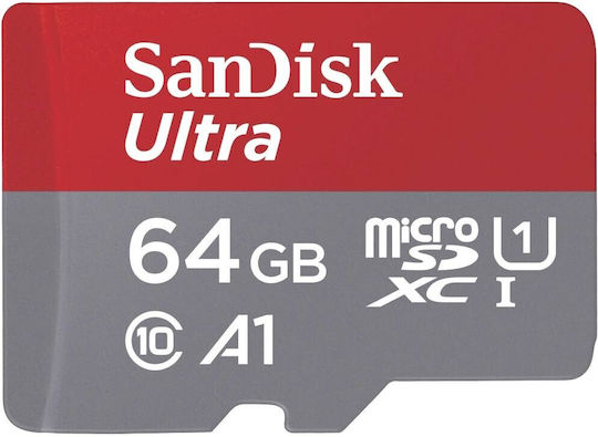 Sandisk Ultra флаш памет карта MicroSDXC с включен SD адаптер 64 GB