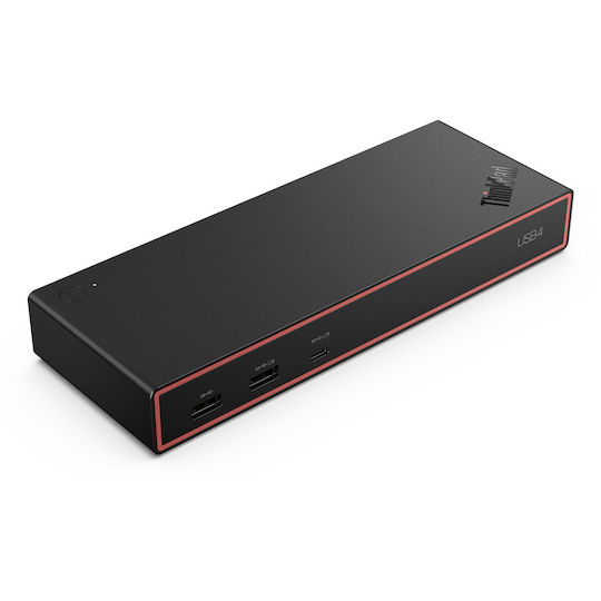 Lenovo ThinkPad USB4 Dock 5000 Dock Docking Station with HDMI/DisplayPort 4K PD Ethernet and Support for 4 Monitors Black