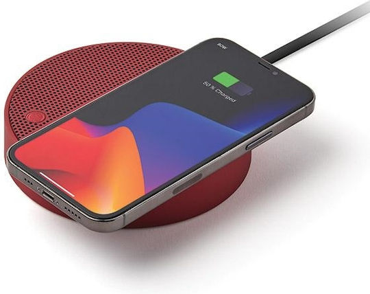 Lexon Oslo Energy Bluetooth Speaker 5W with Battery Life up to 3 hours Dark Red