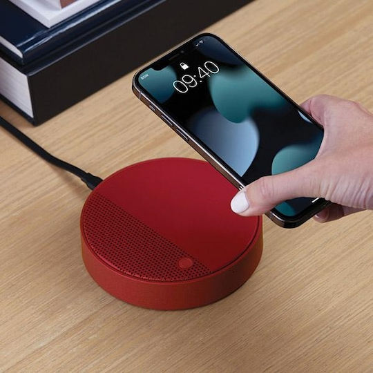 Lexon Oslo Energy Bluetooth Speaker 5W with Battery Life up to 3 hours Dark Red