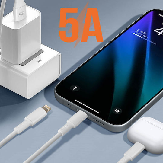 Linq Usb-a Usb-c To Usb-c Lightning Micro-usb Cable Length 1.2m White