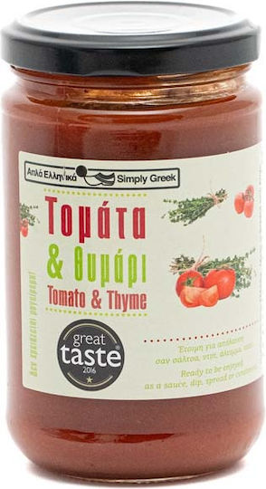 Simply Greek Tomato & Thyme Tomato Sauce 280gr