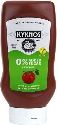 Κύκνος Κέτσαπ Χωρίς Προσθήκη Ζάχαρης 550gr