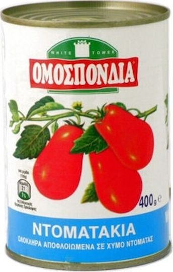 Omospondia Whole Peeled Tomatoes Peeled Tomato 400gr