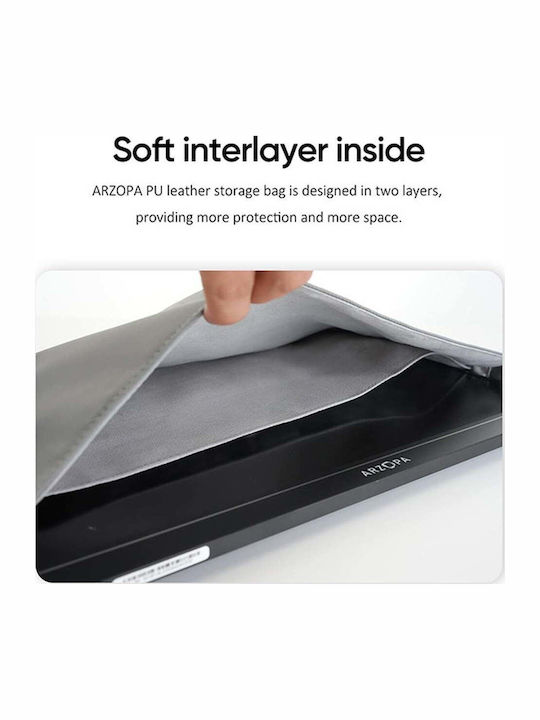 Arzopa Αδιάβροχη Θήκη για Laptop 17.3" σε Γκρι χρώμα