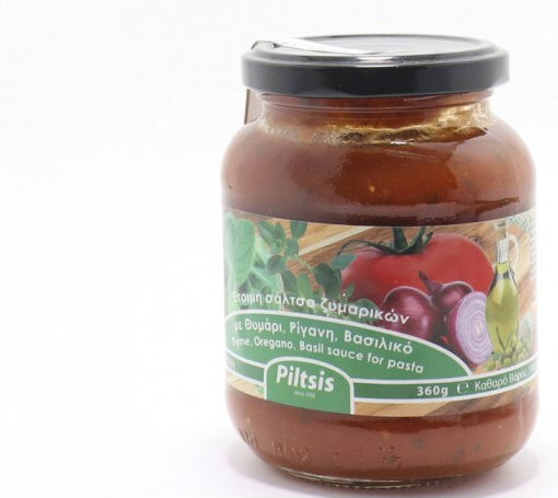 Piltsis Tomato Sauce with Basil 360gr