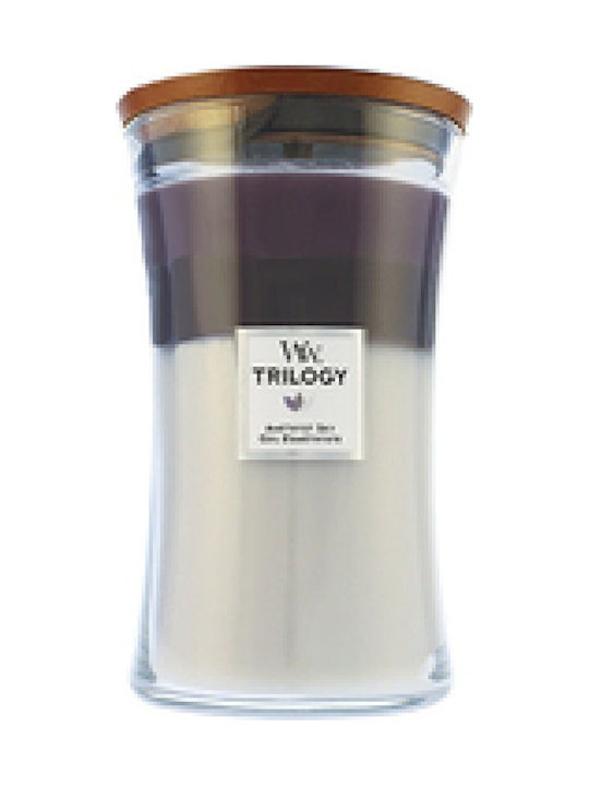 WoodWick Αρωματικό Κερί Trilogy σε Βάζο με Άρωμα Amethyst Sky 609.5gr