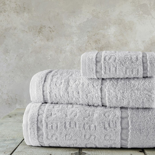 Nima Handtuch-Set 3 Stück Spa Graues Gewicht 480gr/m²