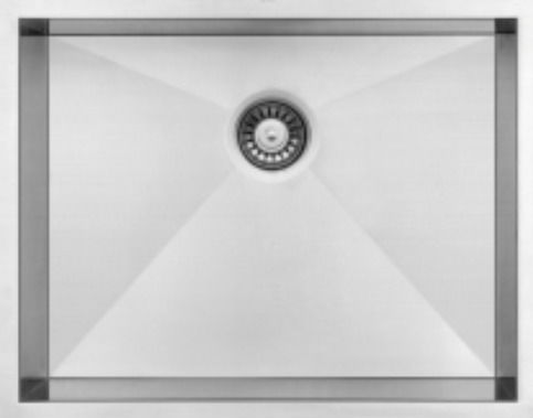 Macart Quattro NE08104 Drop-In Sink Inox Satin W50xD40cm Silver