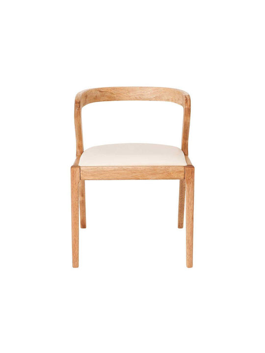 Avery Scaune Sala de mese Natural, Ecru 2buc 50x55x72buc