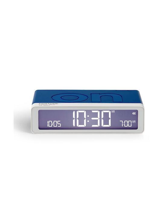 Lexon Tabletop Digital Clock with Alarm Blue LR157PT-B