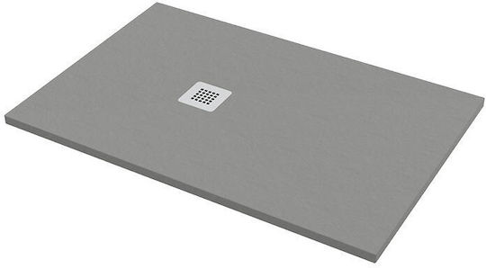 Sirene Κεραμική Ντουζιέρα 120x80cm Γκρι