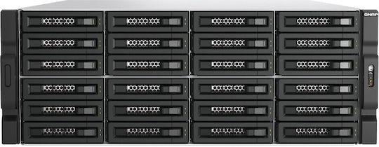 Qnap Tl-r2400pes-rp 24-Bay 4u Rackmount Pcie Interface Sata Jbod Expansion Enclosure 6.35/8.89cm 2.5/3.5zoll