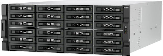 Qnap Tl-r2400pes-rp 24-Bay 4u Rackmount Pcie Interface Sata Jbod Expansion Enclosure 6.35/8.89cm 2.5/3.5zoll
