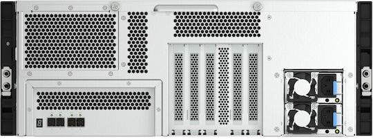 Qnap Tl-r2400pes-rp 24-Bay 4u Rackmount Pcie Interface Sata Jbod Expansion Enclosure 6.35/8.89cm 2.5/3.5zoll