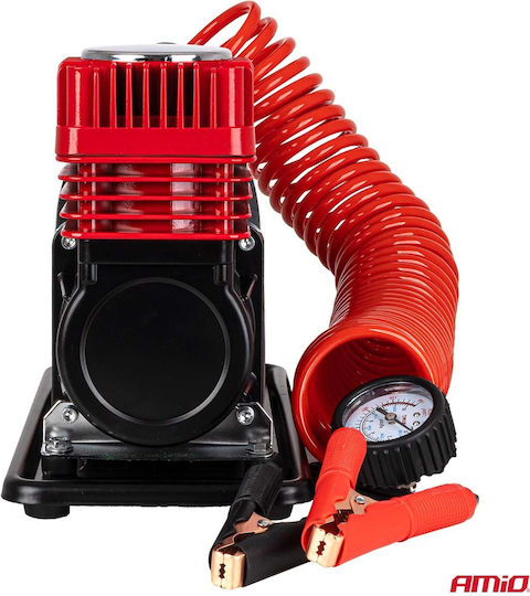 AMiO Τρόμπα Αυτοκινήτου Heavy Duty ACOMP-24 με Καλώδιο Αναπτήρα 12V