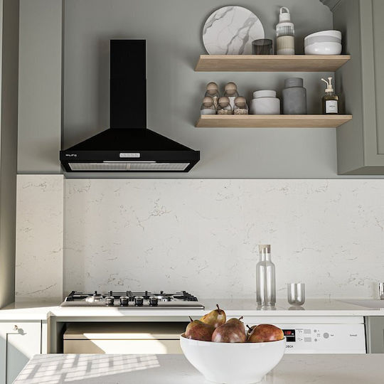Silifo Chimney Vent Hood 60cm Black