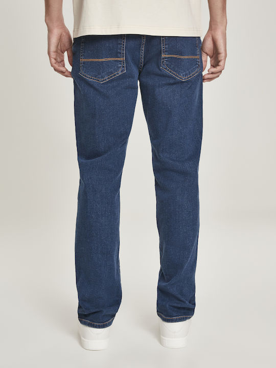 Ανδρικό Παντελόνι Τζιν με Relaxed Εφαρμογή Mid Indigo