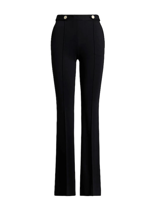 Damen Stoff Hose Black