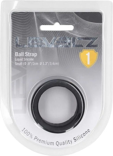 Liquid Silicone Ball Strap Small 34mm Μαύρο