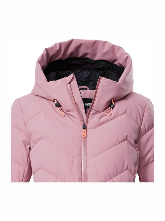 Killtec Ksw 43417-401 Γυναικείο Μπουφάν για Σκι & Snowboard Ροζ