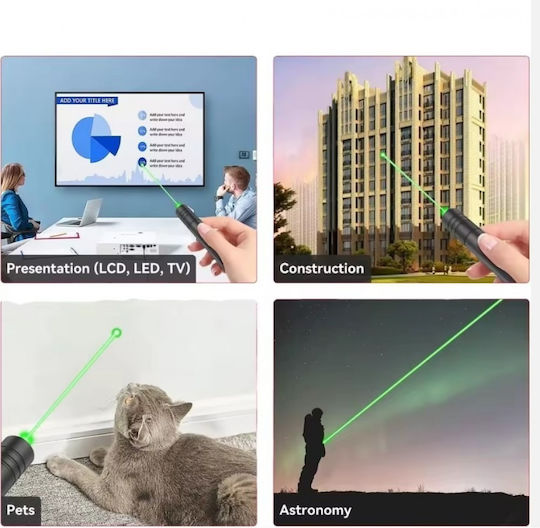 Κόκκινος Ισχυρός Δείκτης Laser Μεγάλης Εμβέλειας 3000m Usb Φόρτιση 5-3722