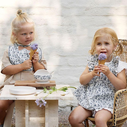 Elodie Details Bib Fabric with Hoop & Loop Fastener & Pocket Garden Leo for 5 m+