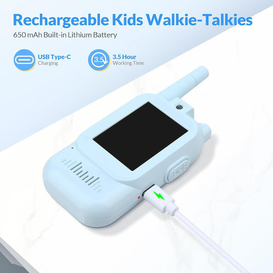Mafiti Kinder-Walkie-Talkies Für 3+ Jahre 2 Stück