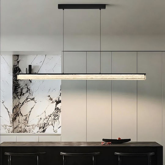 LED Κρεμαστό Φωτιστικό Μαύρο 100x100εκ.