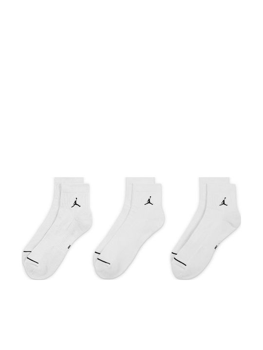 Jordan Everyday Athletic Socks White 3 Pairs