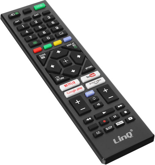 Linq Universal Remote Control Sony Tvs 8m Range Black
