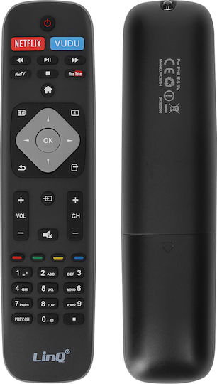 Telecomandă Universală Linq Pentru Televizoare Philips Rază 8m Negru