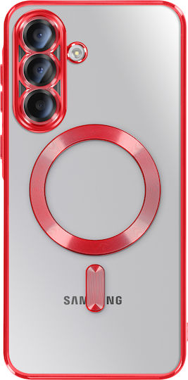 Avizar Case Samsung Galaxy A36 Compatible Magsafe Chrome Border Red