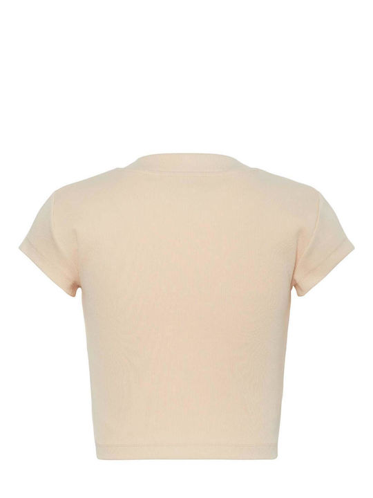 Monologo Damen T-Shirt Beige