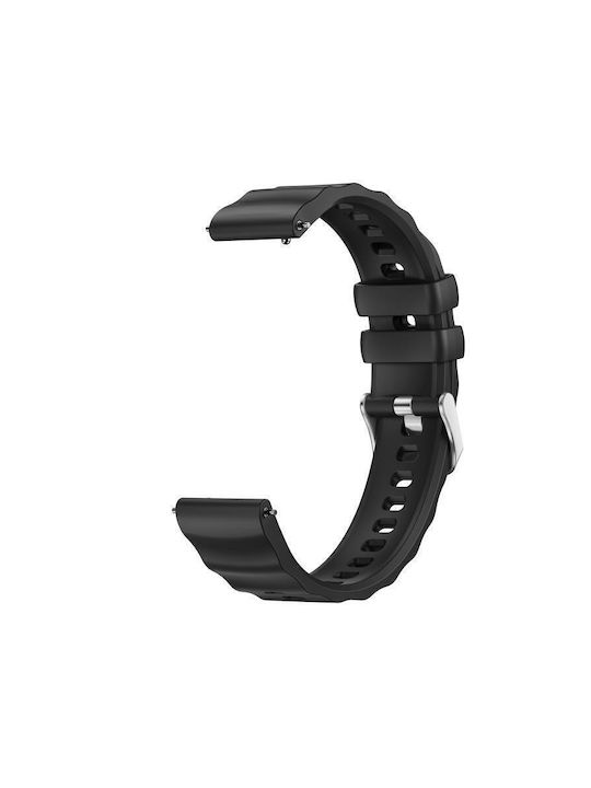 Μονόχρωμο Λουράκι Σιλικόνης Huawei Watch Gt 6 41mm Gt 5 41mm Gt 4 41mm Ασημί Αγκράφα Μαύρο Μονόχρωμο Λουράκι Σιλικόνης Huawei Watch Gt 6 41mm Gt 5 41mm Gt 4 41mm Ασημί Αγκράφα Μαύρο