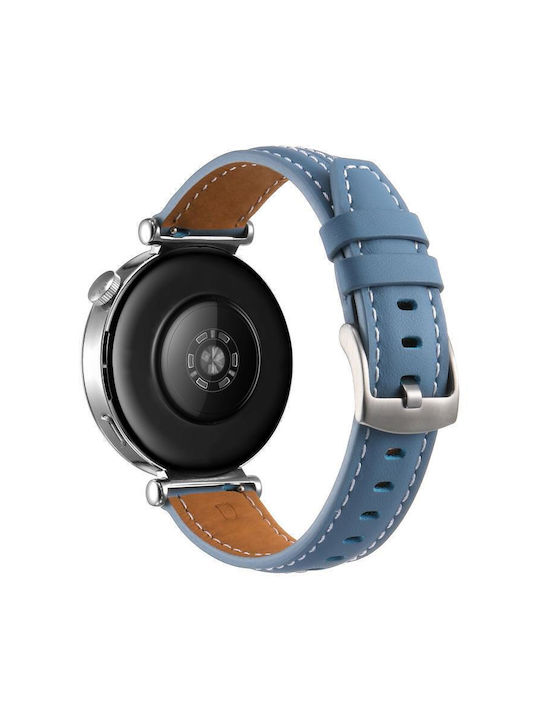 Ασημί Δερμάτινο Μπρασελέ Huawei Watch Gt 6 41mm Gt 5 41mm Gt 4 41mm Μπλε Ασημί Δερμάτινο Μπρασελέ Huawei Watch Gt 6 41mm Gt 5 41mm Gt 4 41mm Μπλε