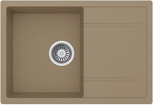 Unixton Chiuvetă Bucătărie Drop-In Din Granit Lichid L100xL50cm